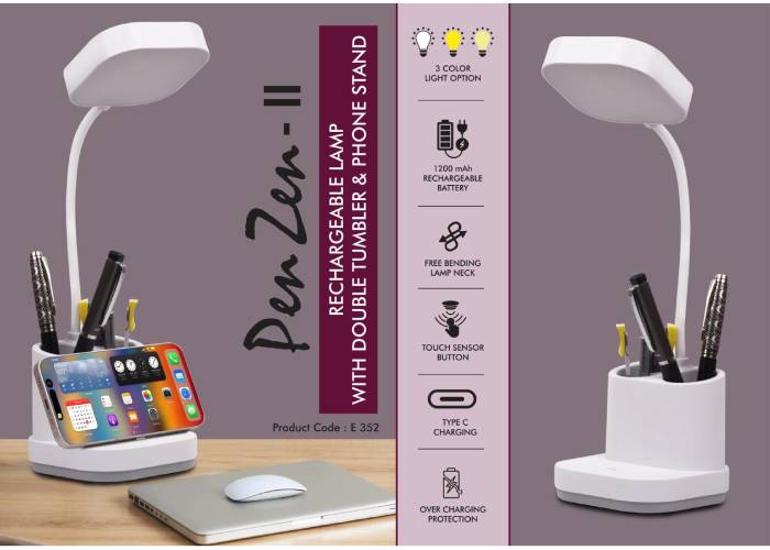 E352 – PenZen II: Rechargeable Lamp