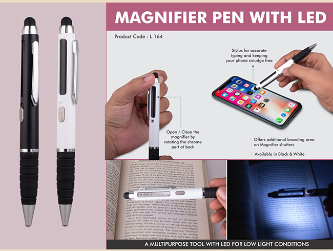 L164 – Magnifier Pen With LED