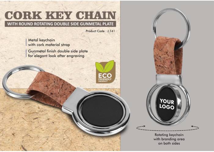 J141 – Cork Key chain